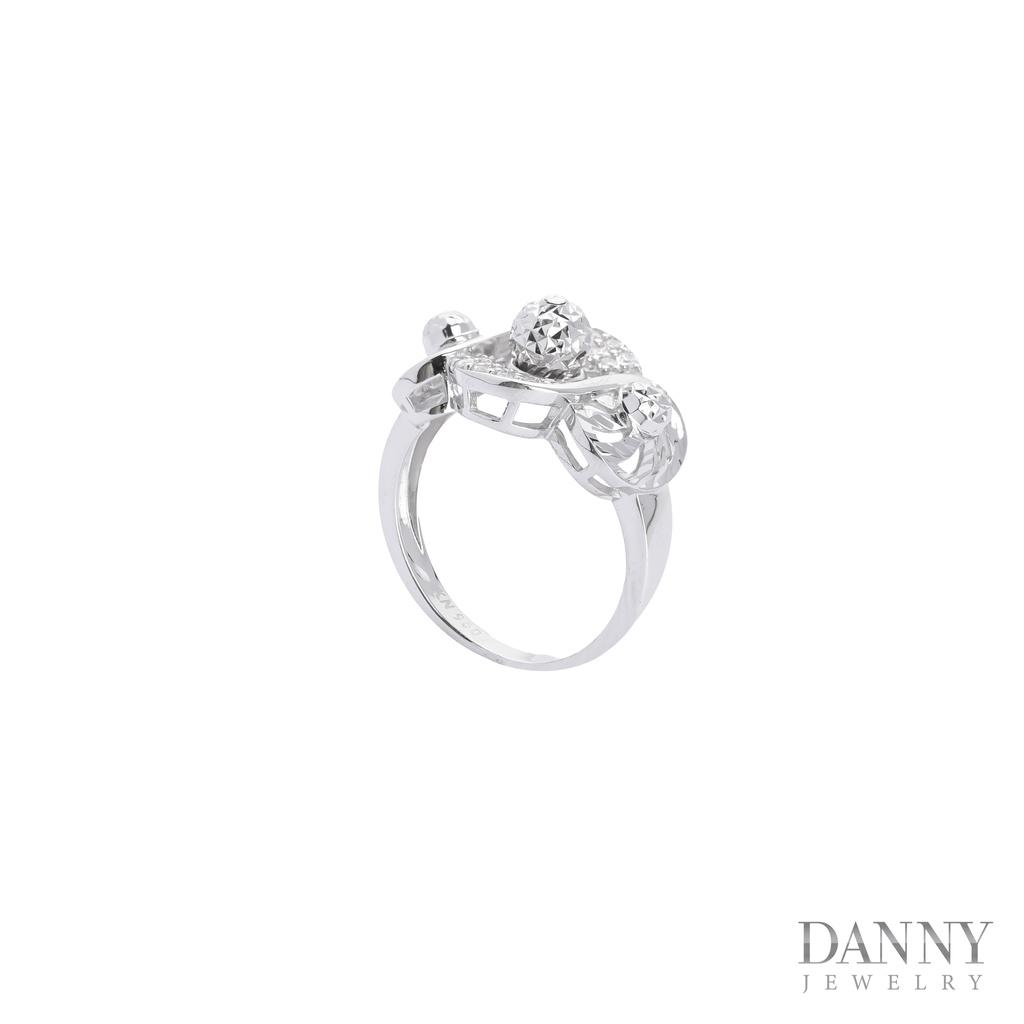 Nhẫn Nữ Bạc 925 Danny Jewelry Xi Bạch Kim KI4GZ005