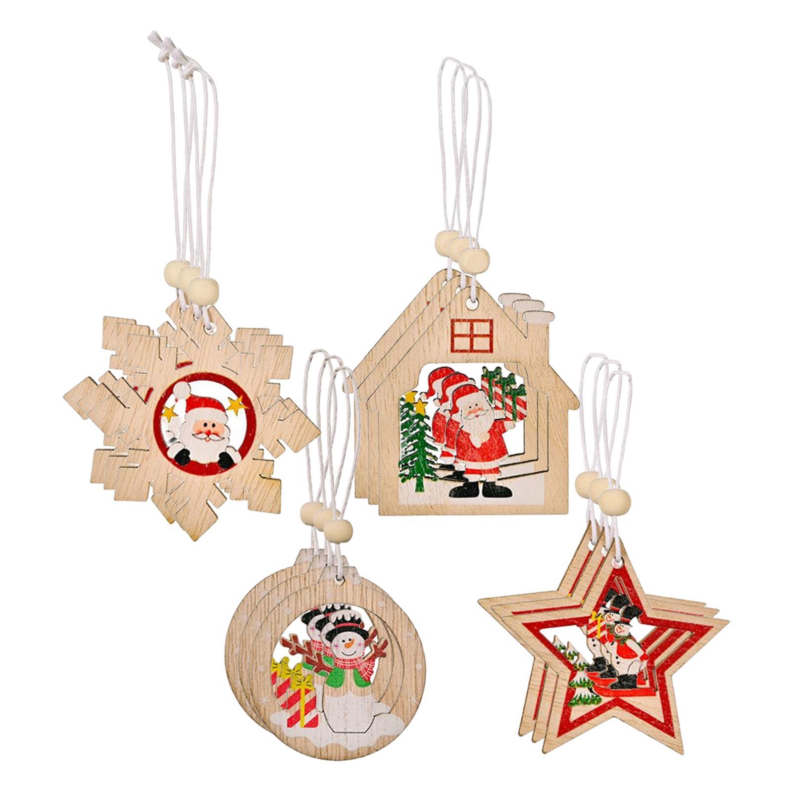 Christmas Hanging Ornaments DIY Crafts Background for Outdoor Shop