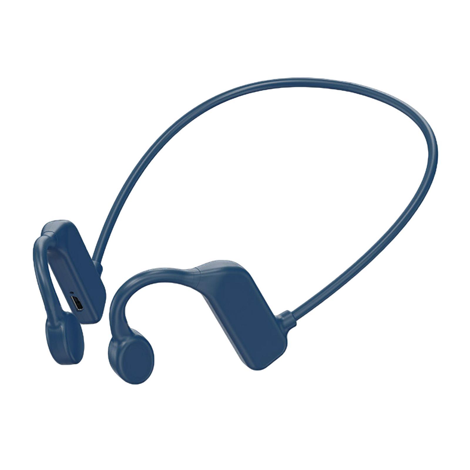 2 Pcs Bone Conduction Bluetooth Headphones Headsets for Driving Gym