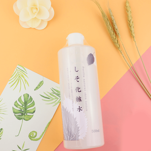 Nước Hoa Hồng chiết xuất tía tô Perrila Natural Skin Lotion Nhật Bản ( chai 500ml)