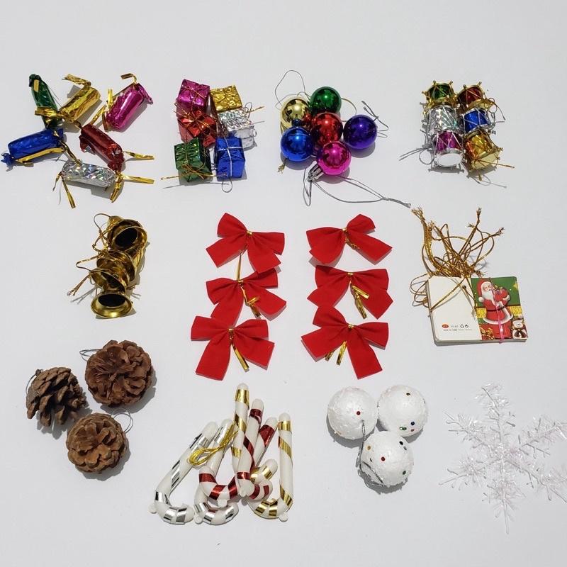 Combo 100 món trang trí noel đủ loại mini xinh