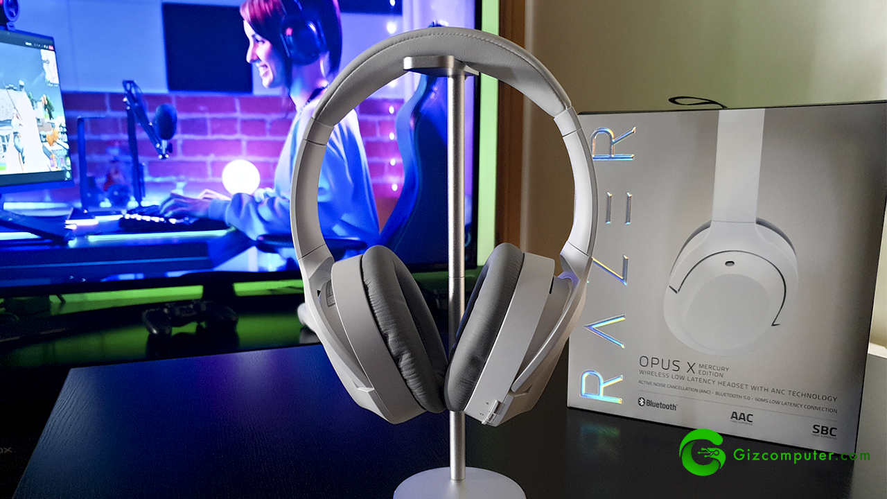 Tai nghe Razer Opus X-Active Noise Cancellation-Trắng(Mercury)_RZ04-03760200-R3M1- HÀNG CHÍNH HÃNG