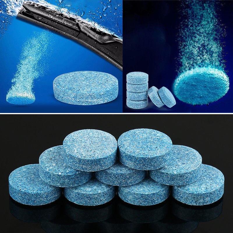 Máy tính bảng lau cửa sổ ô tô 20 cái / 10 cái Kính chắn gió đa năng Làm sạch kính Tự động rửa Chất tẩy rửa