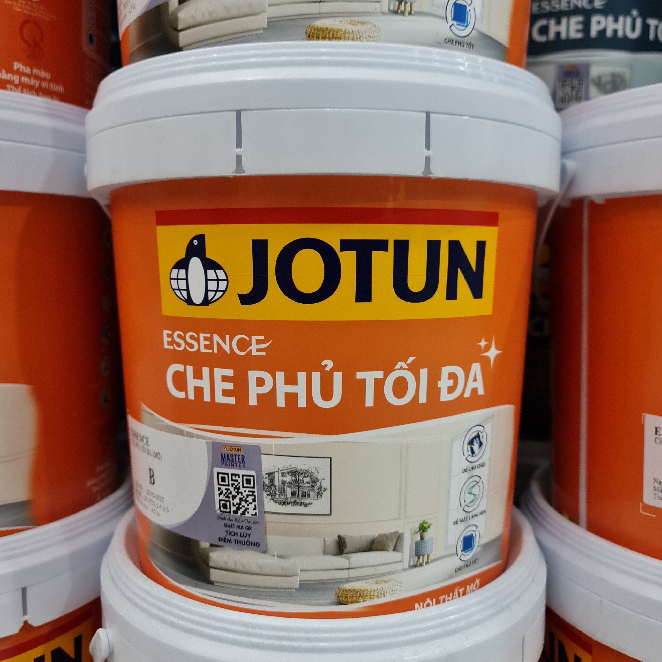 Sơn Nội Thất Jotun Essence Che Phủ Tối Đa Mờ (MÀU TRẮNG)