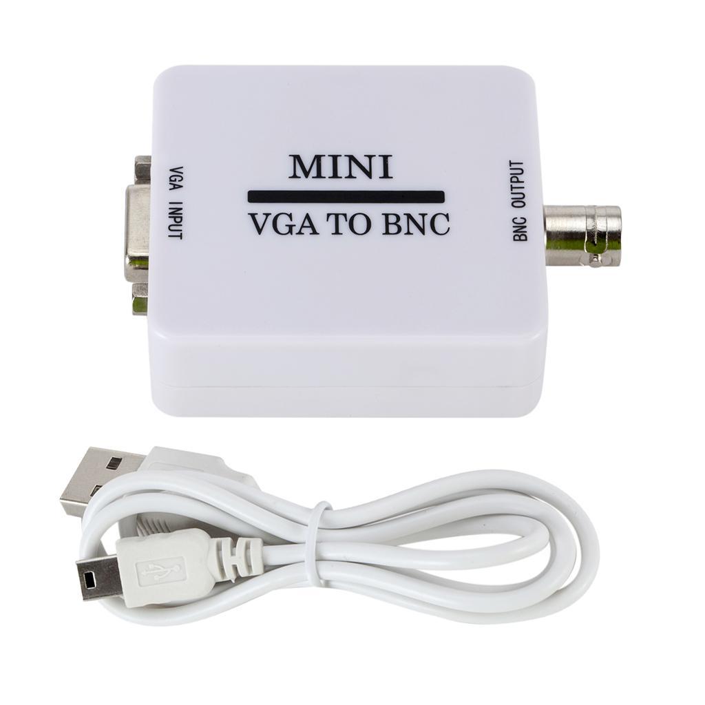 Mini HD VGA to BNC Video Digital Composite Converter Box For HDTV Monitor