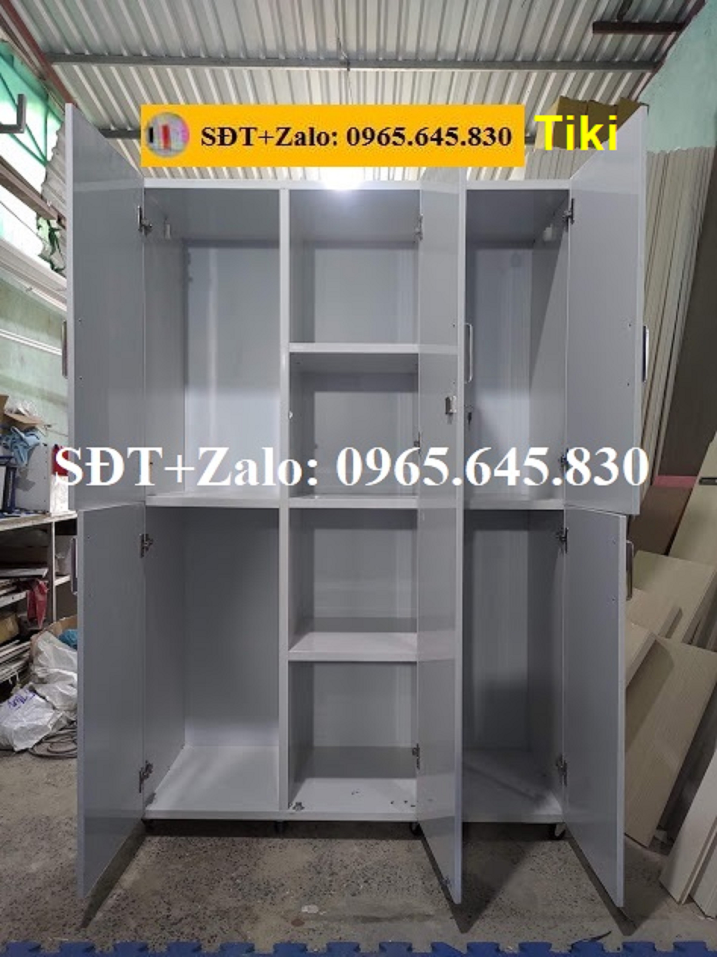 Tủ Nhựa Đài Loan 3 Cánh In 3D 449