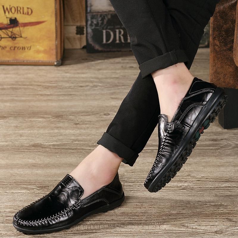 Giày Da Mềm Thời Trang Cho Nam Size 38-46