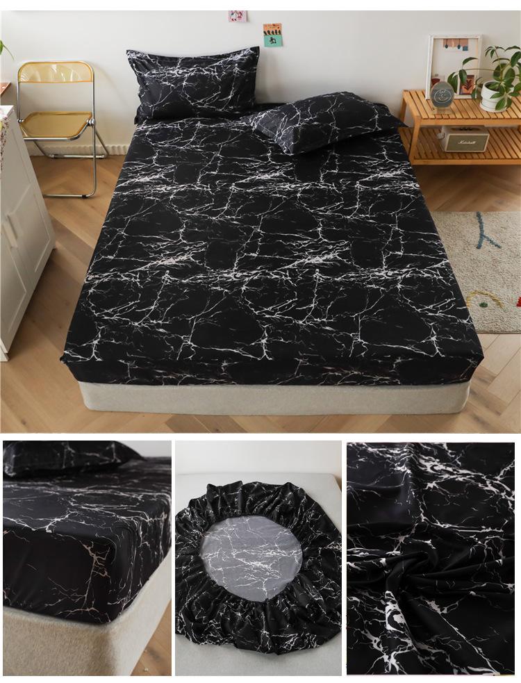 3 Chiếc Chăn Ga Gối Khăn Trải Vua Kích Thước Hình Trái Tim Hoa Văn Trang Bị Tấm Bộ Dùng Cho Giường Đôi Sabanas Bọc Nệm đàn Hồi