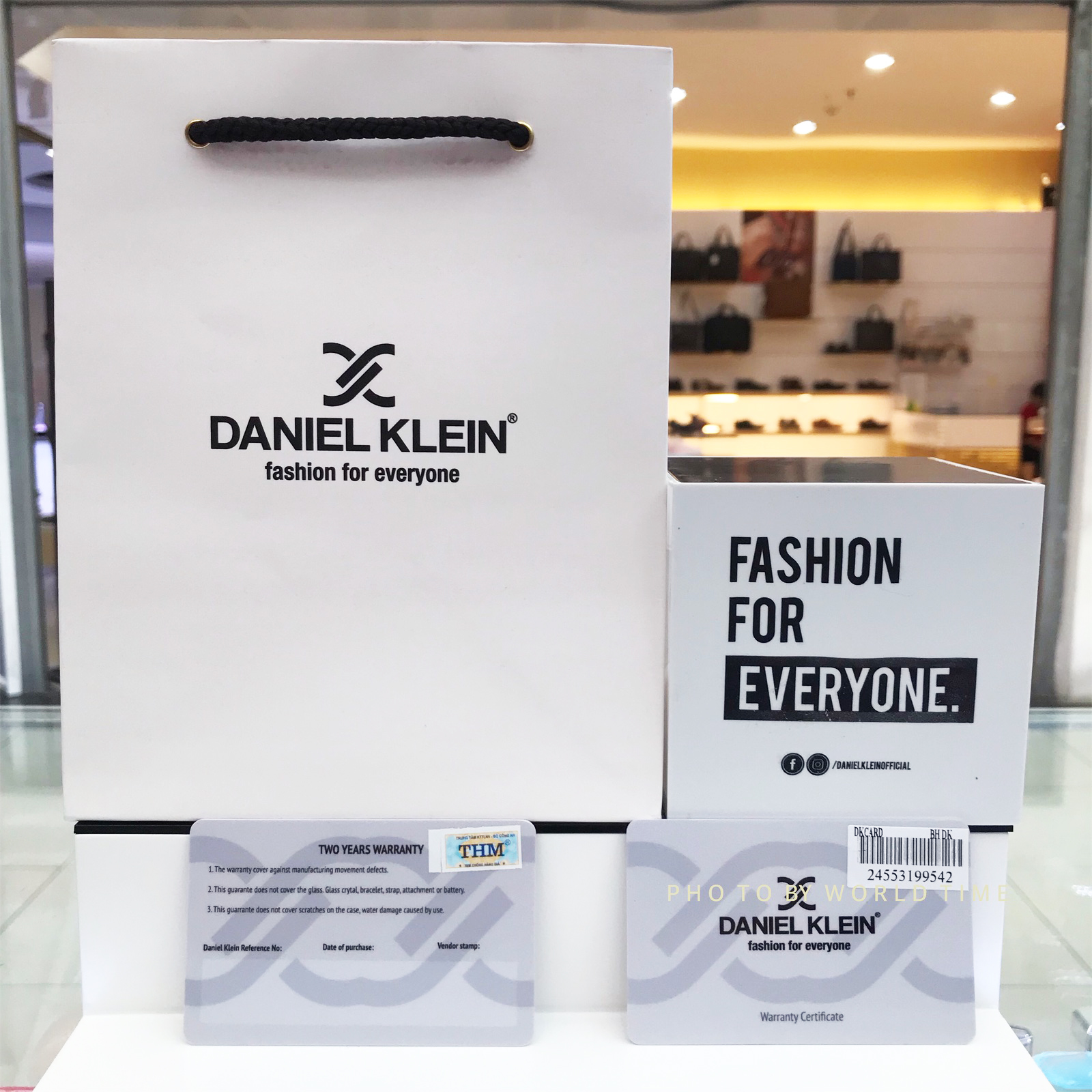 Đồng hồ nữ dây thép Daniel Klein DK.1.12356.1 , chính hãng full box ,chống nước