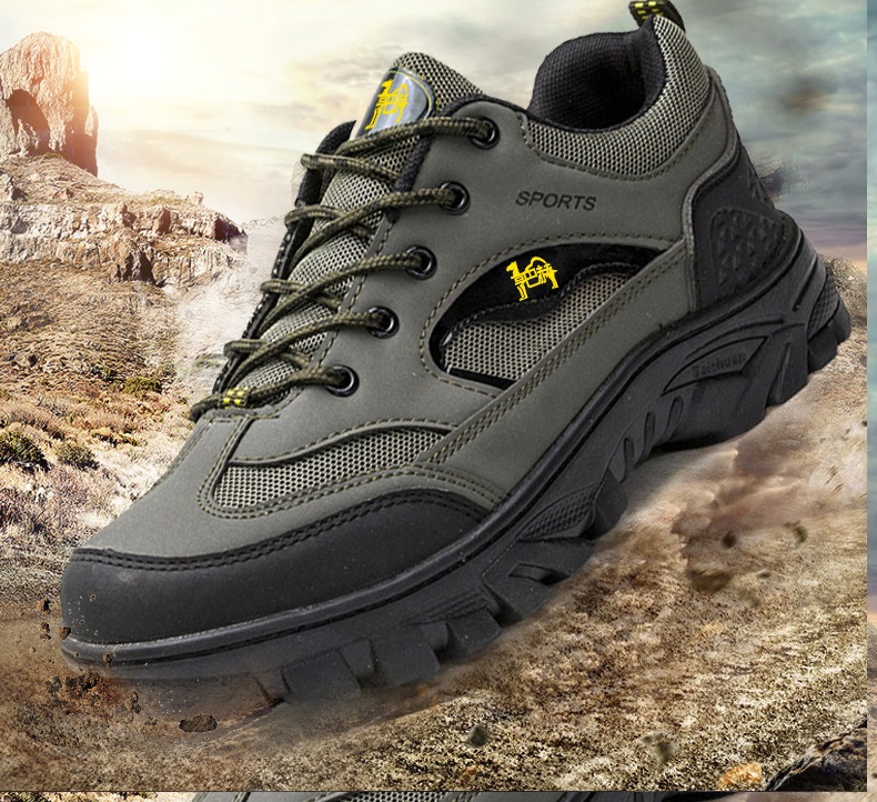 Giày Sneaker Thể Thao Nam GNS068 Đế Tăng Ma Sat ,Leo Núi ,Phượt Bền Đẹp