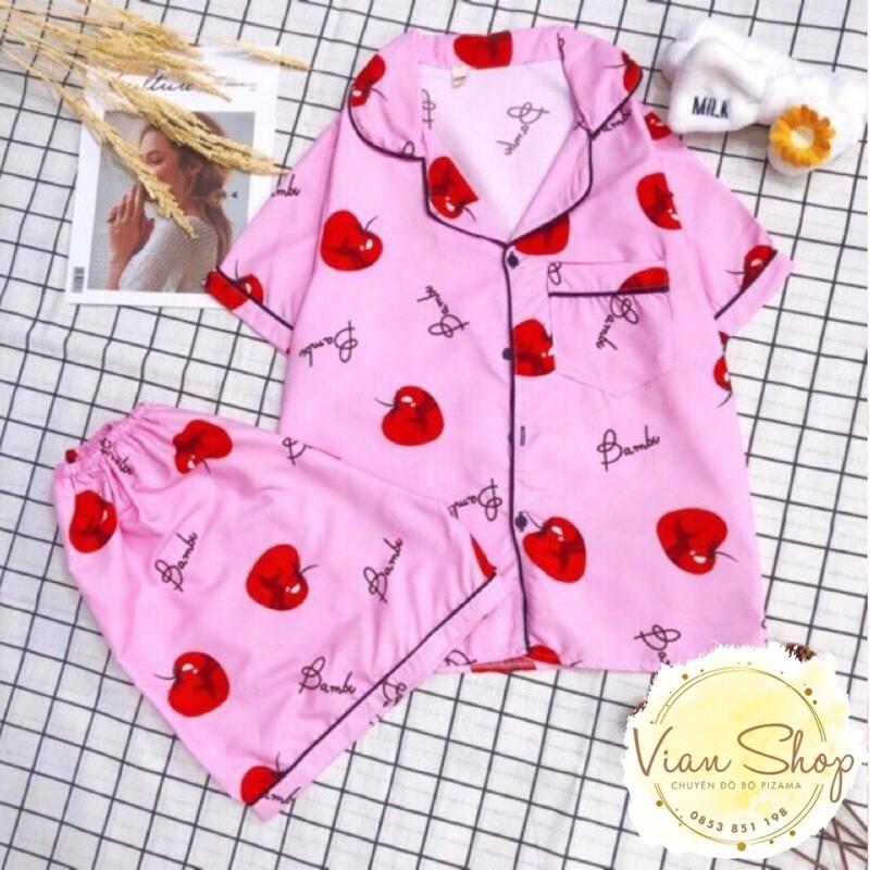 Bộ đồ pijama , Bộ Đồ Mặc Nhà Kate Thái Cộc Đùi Hoạ Tiết Dễ thương