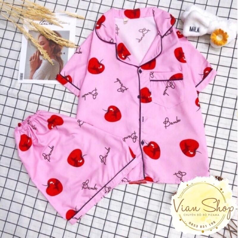 Bộ đồ pijama , Bộ Đồ Mặc Nhà Kate Thái Cộc Đùi Hoạ Tiết Dễ thương