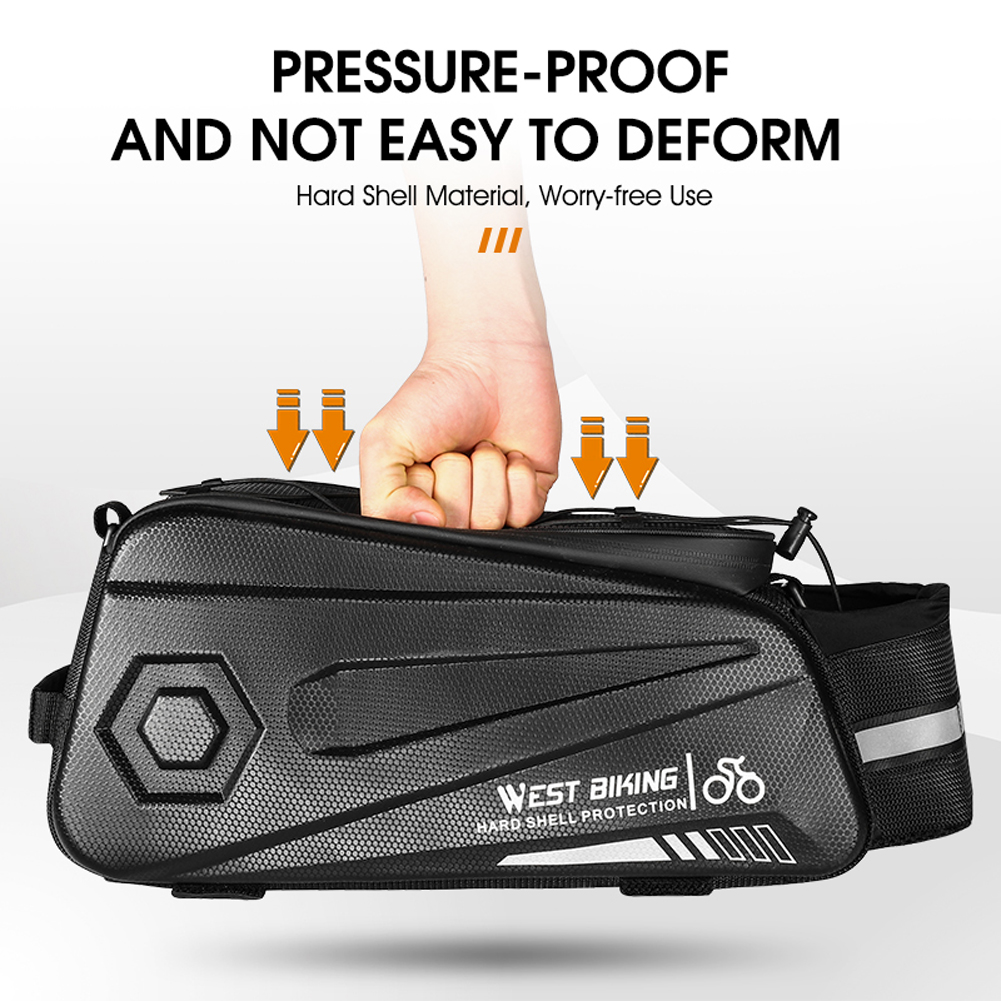 Túi xe đạp công suất lớn WEST BIKING 8.6L không thấm nước treo yên sau xe