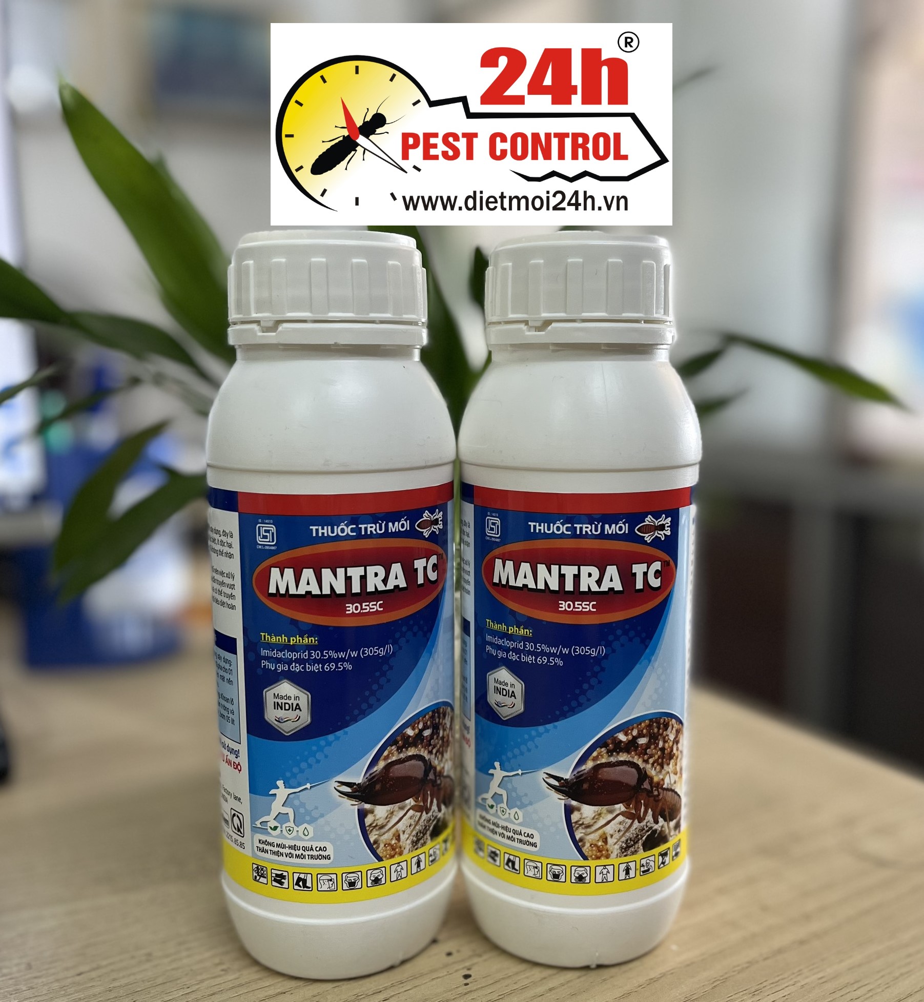 Thuốc trừ Mối Mantra TC 30.5SC  500ml nhập khẩu nguyên chai Ấn độ (Không mùi - hiệu quả cao - Thân thiện với môi trường)