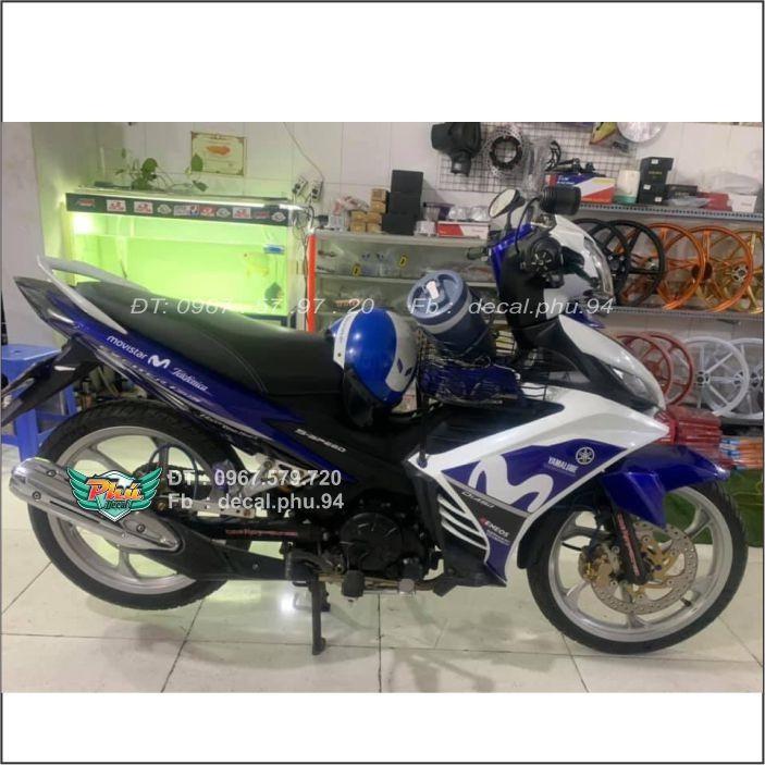 Tem Exciter 135 Movistar Xanh Trắng