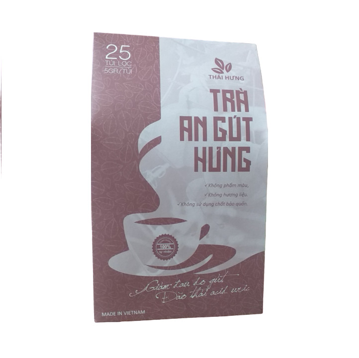 Combo 04 hộp Trà An Gút Hưng - Đào thải axit Uric, giảm cơn đau do gút