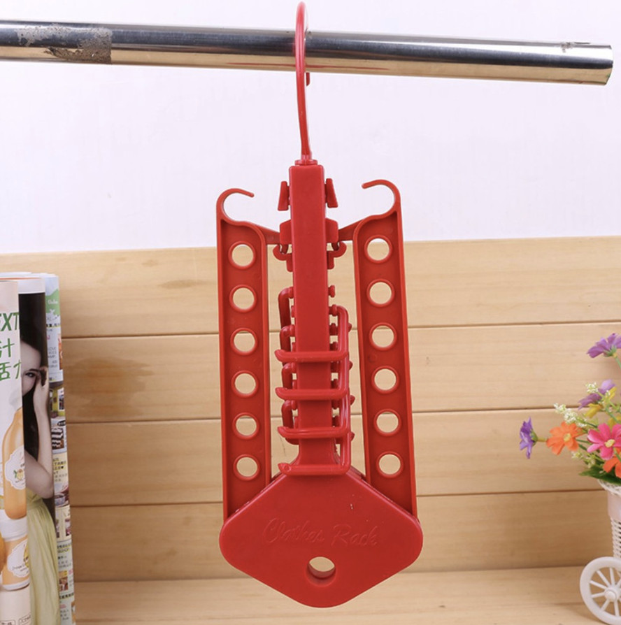 Móc Áo Ma Thuật: Xoay Các Góc Độ, Mở Gập Dễ Dàng, Treo Được Cực Nhiều Đồ