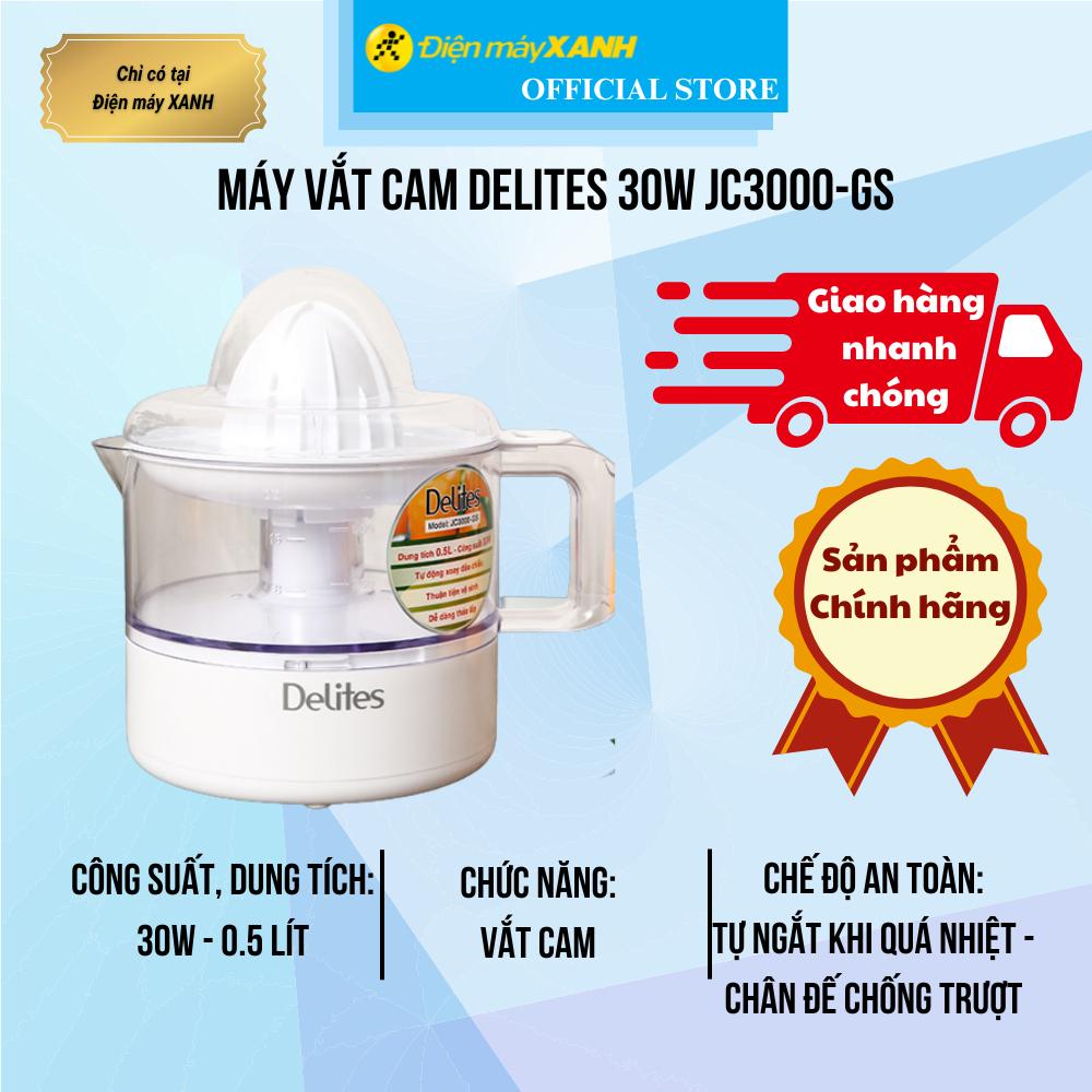 Máy vắt cam Delites 30W JC3000-GS - Hàng Chính Hãng