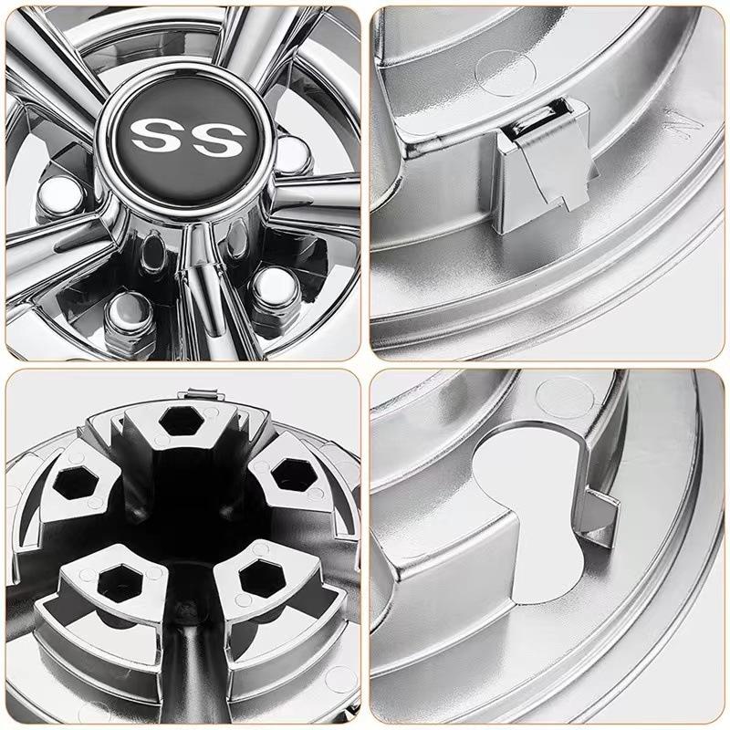Phong cách mới nhất xe golf xe nâng trung tâm SS năm chấu bao gồm xe tham quan điện Vỏ bánh xe 8 inch vỏ lốp