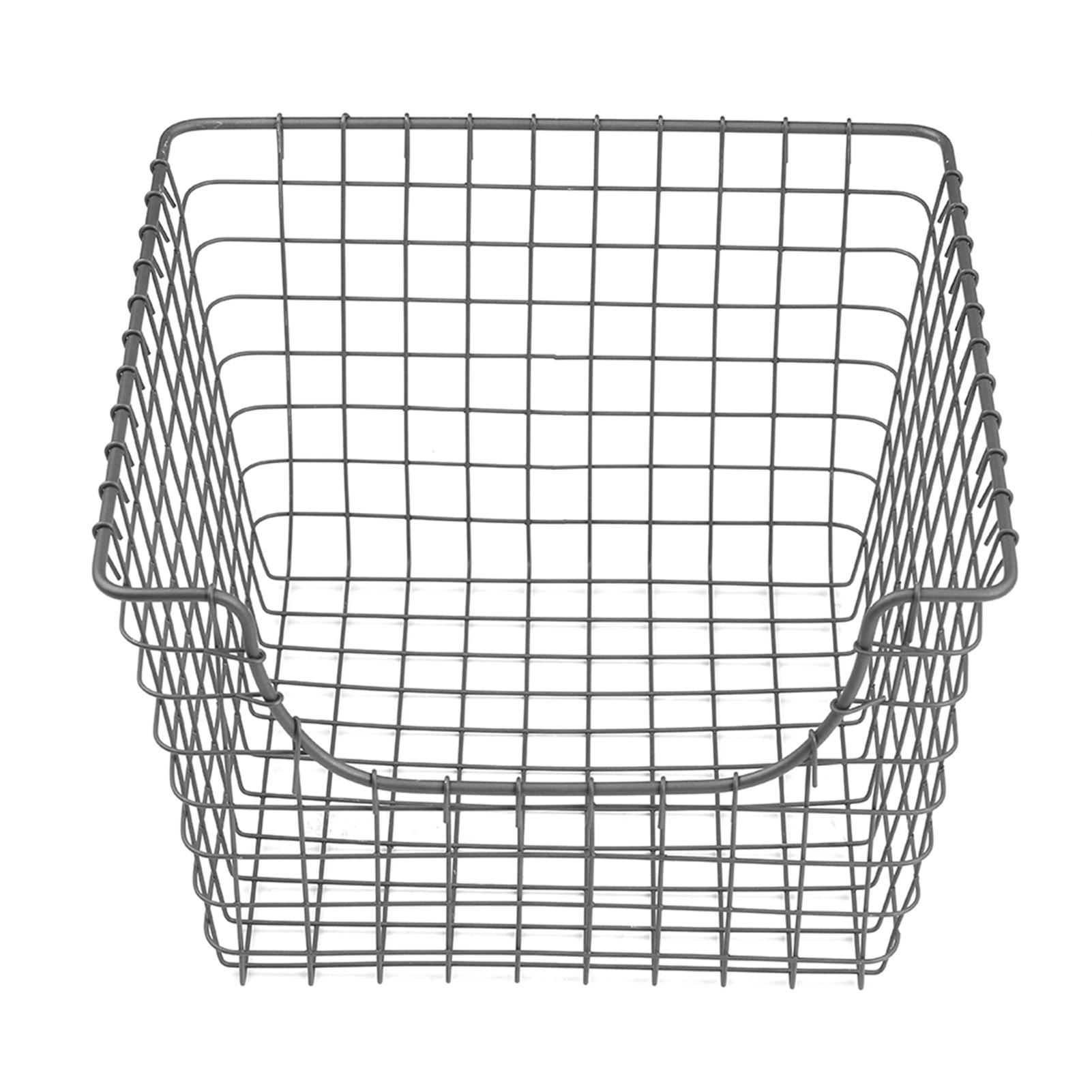 Giỏ đựng đồ bằng kim loại thích hợp cho phòng khách, phòng tắm, phòng ngủ, nhà bếp, tủ