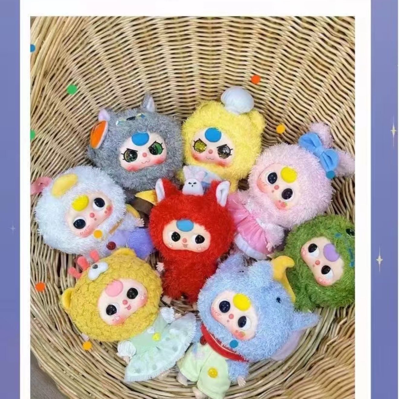 Tổng hợp bộ sưu tập BLind box baby three, kim mon, manchao, thỏ thị trấn migo baby three 12 con giáp, animal dễ thương (MẪU MÀU NGẪU NHIÊN)