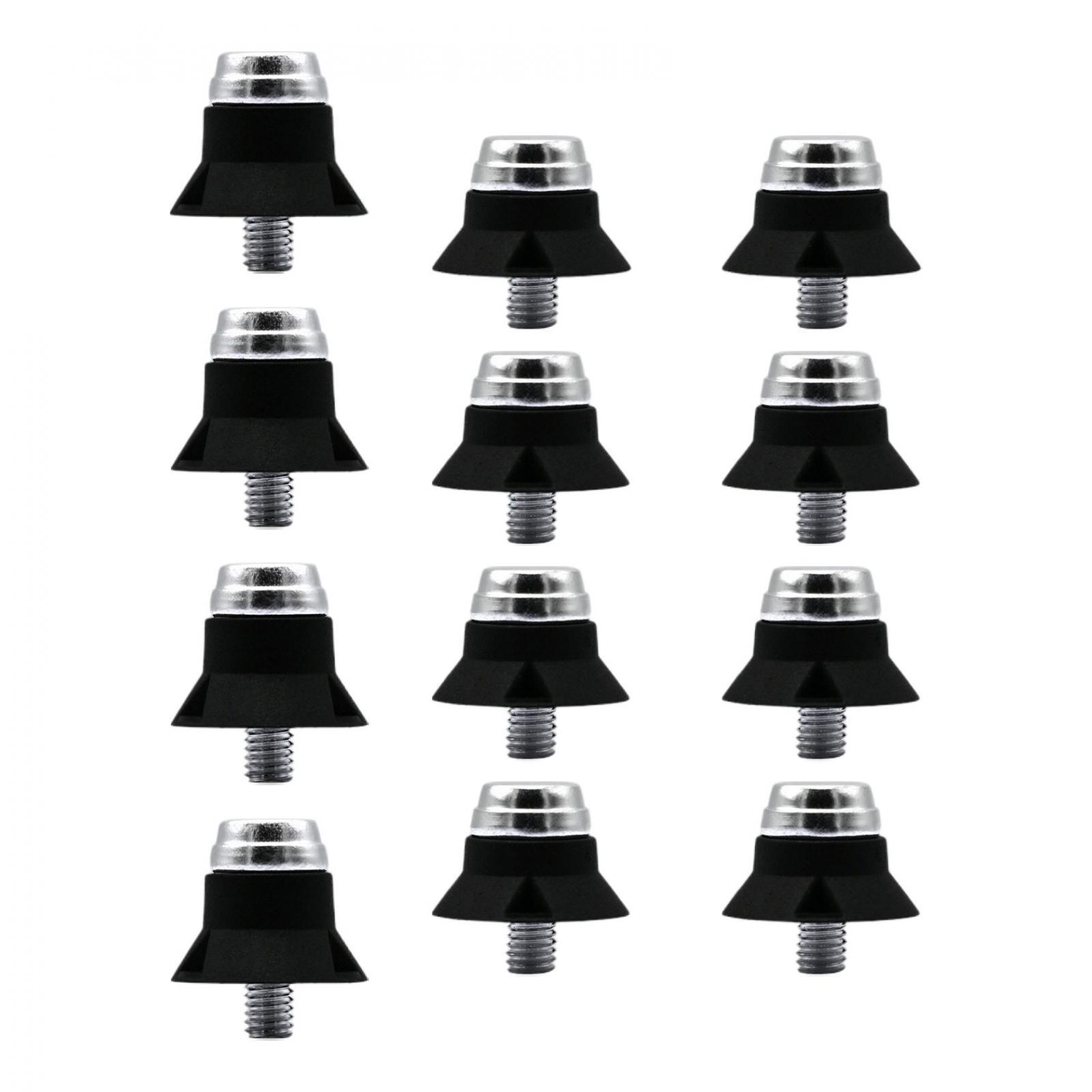 12x Football Shoe Spikes Rugby Studs M5 Anti Slip Durable Screw in Track Soccer Boot Cleats for Athletic Sneakers Training