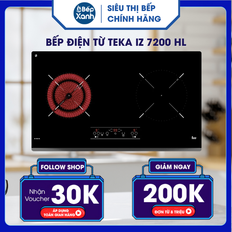 Bếp Điện Từ Âm Teka IZ 7200 HL - Hàng Chính Hãng