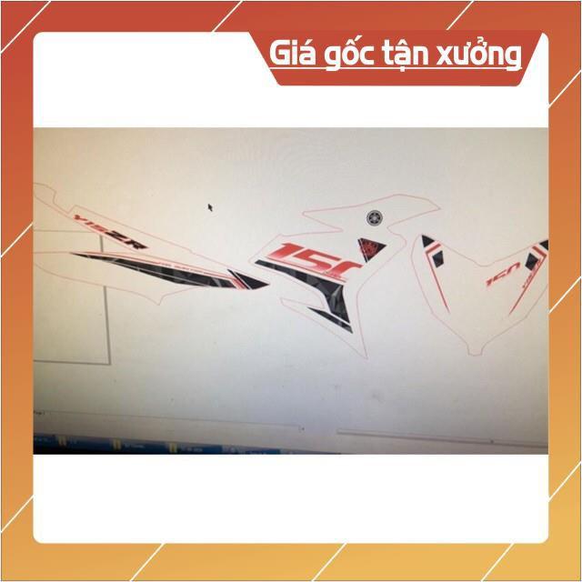 Tem rời ex 150 dán xe trắng
