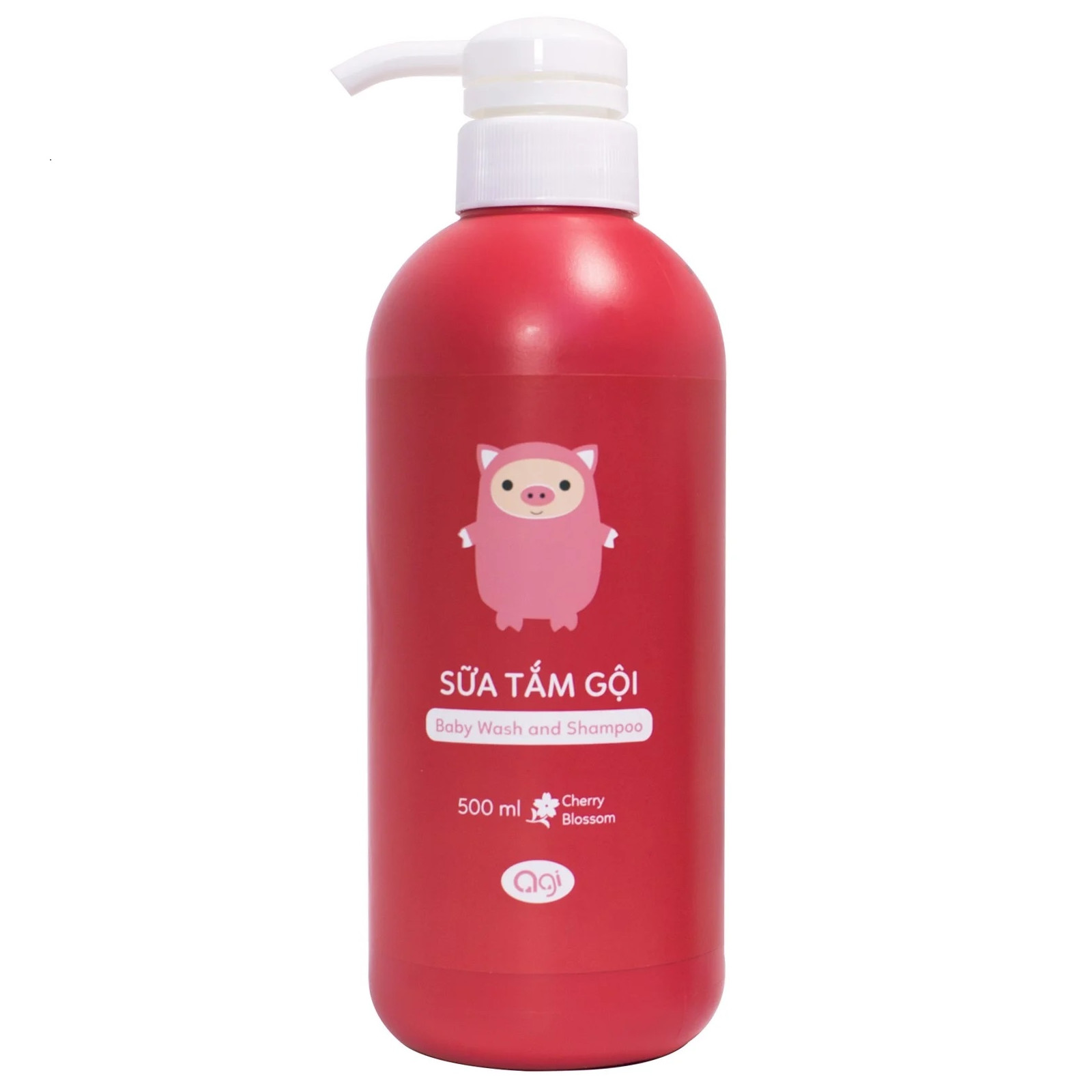 Sữa Tắm Gội AGI 500ml - Hương Hoa Anh Đào