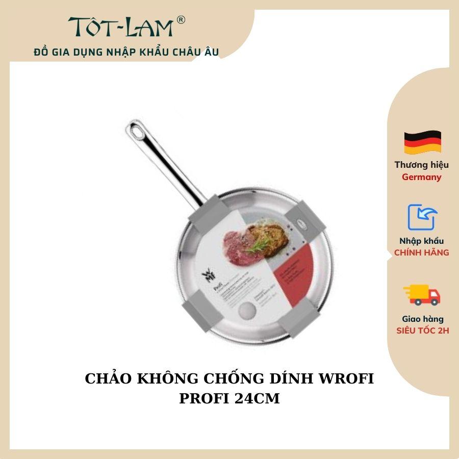 Chảo WMF PROFI PFANNE 24 cm - Chất liệu Cromargan không gỉ, luôn bền đẹp