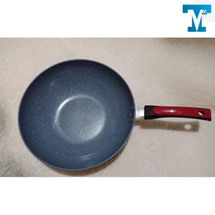 Chảo đá hoa cương lòng sâu đường kính 32cm Tmark