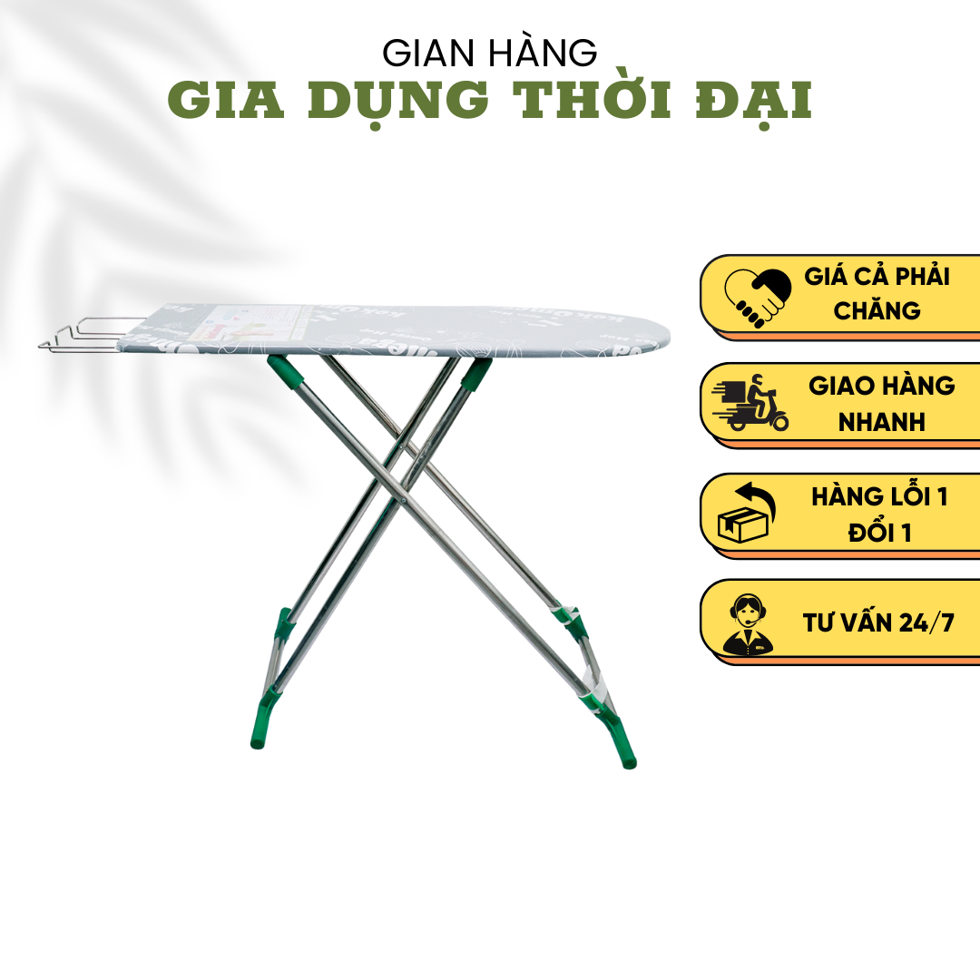 Bàn Để Ủi Cầu Là Quần Áo Kiểu Đứng BU120 35*100CM  - Tiện Lợi - Thông Minh - Điều Chỉnh Cao Thấp