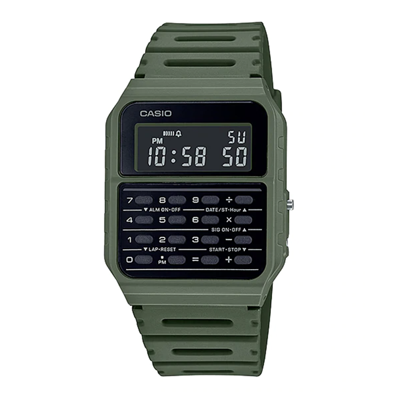 Đồng Hồ Nam Điện Tử Casio CA-53WF-3BDF Dây Nhựa