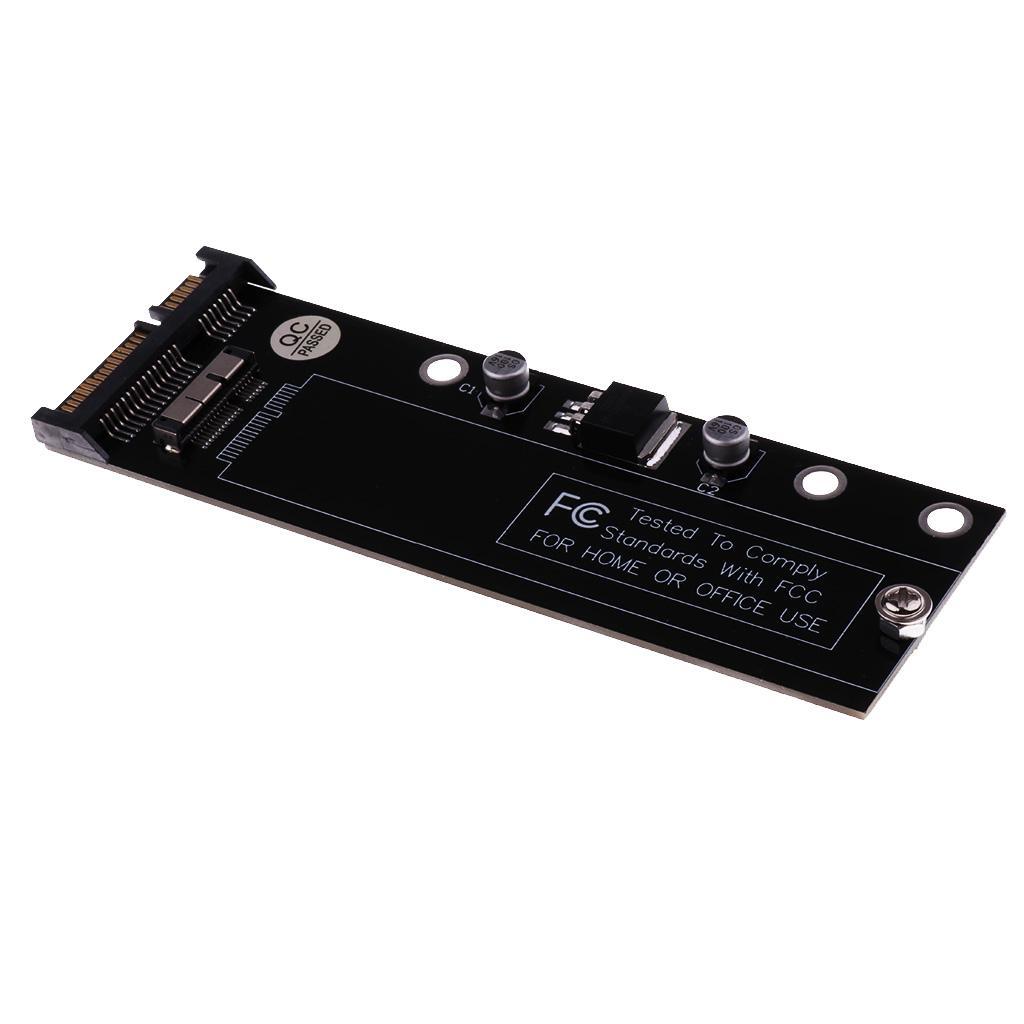 2Pieces 6+12pin SSD to 22Pin SATA Converter Adapter Card for 2010 2011 MacBook Air