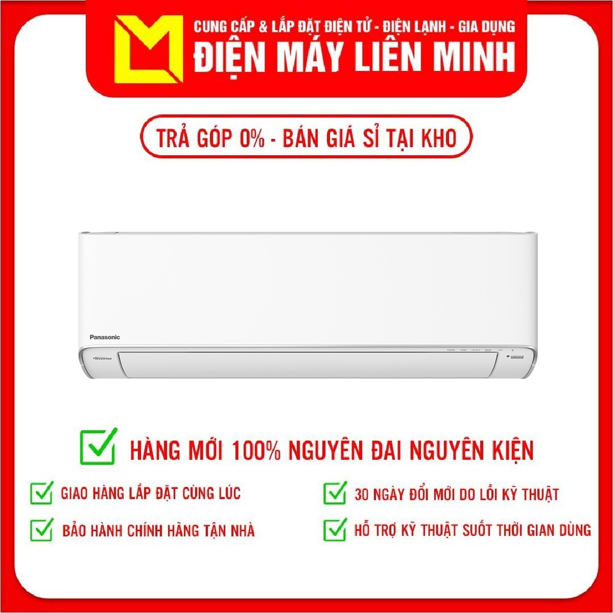 Máy lạnh Panasonic Inverter 1HP CU/CS-XU9XKH-8-HÀNG CHÍNH HÃNG-GIAO HÀNG TOÀN QUỐC.