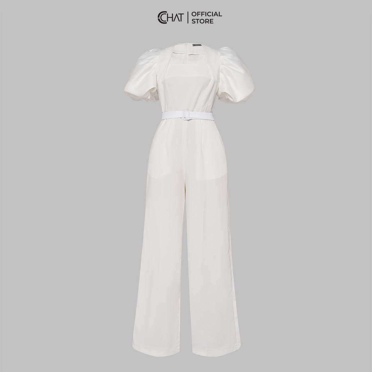 Jumpsuit Nữ  Dáng Suông Boom Tay Chất Tuytsi Cao Cấp 62JNS8002ST