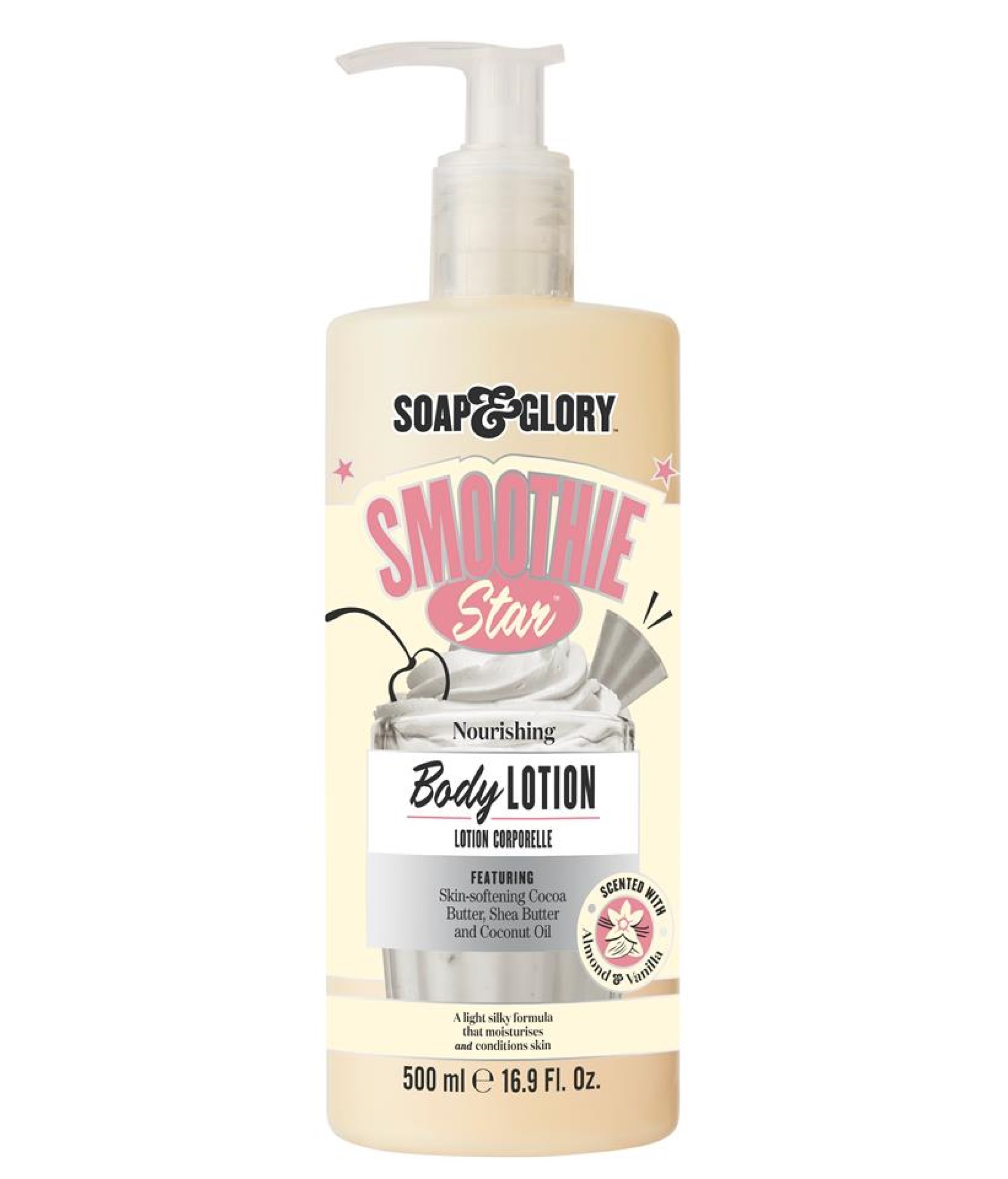 Dưỡng thể Soap &amp; Glory Smoothie Star Deep Moisture Body Milk 500ml