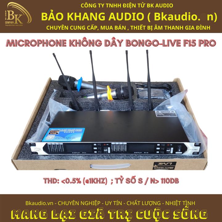 Micro không dây cầm tay thế hệ mới thương hiệu USA với khả năng hút âm cực mạnh kết hợp công nghệ chống hú giúp người hát không cảm thấy mệt.