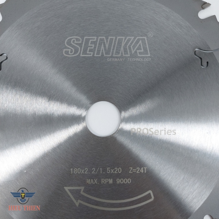 Lưỡi cắt gỗ hợp kim 180mm 24 răng SENKA