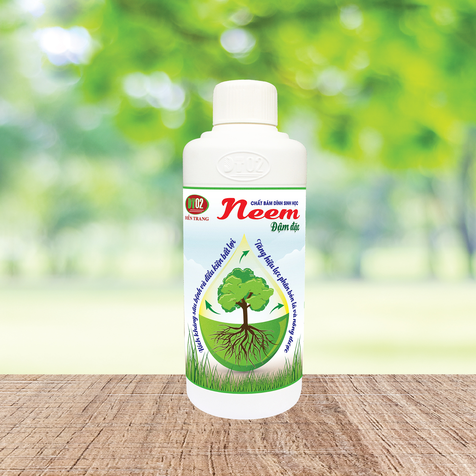 Combo 3 chai Chất Bám Dính Sinh Học Neem (500ml/chai)