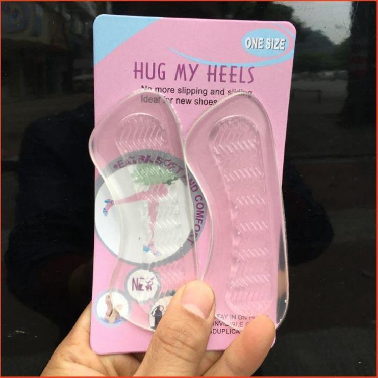 2 Miếng Lót Giày Silicon Bảo Vệ Gót Chân 21647d