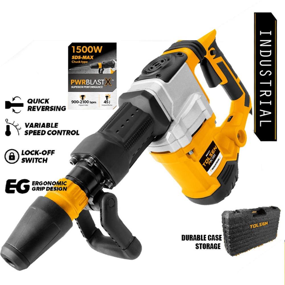 MÁY KHOAN BÚA 1500W TOLSEN 88551 - HÀNG CHÍNH HÃNG