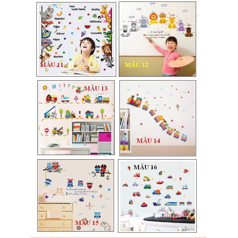 COMBO 2 TẤM DECAL TRANG TRÍ TƯỜNG TỰ CHỌN