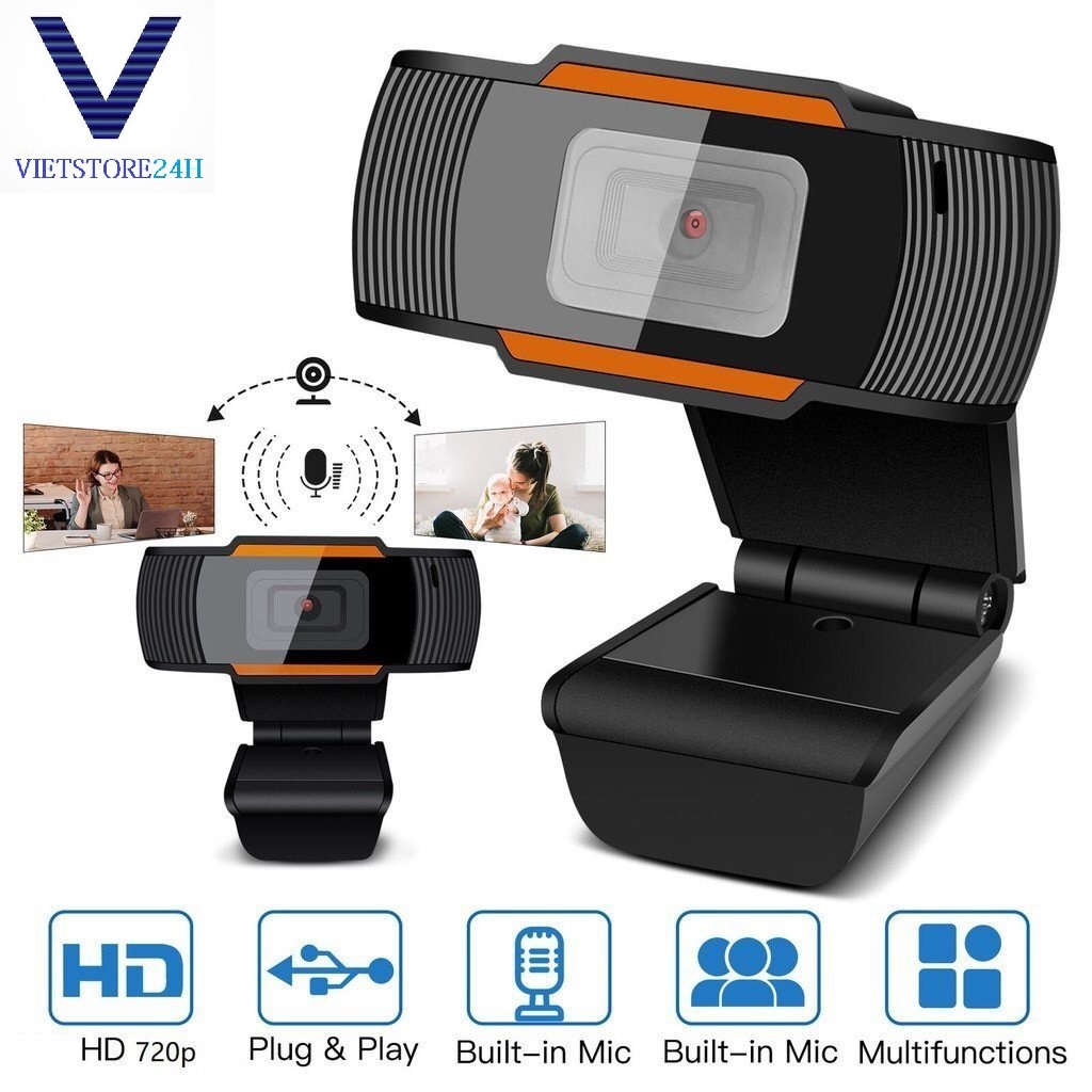 WEBCAM KẸP PC-CAMERA 480p/720p