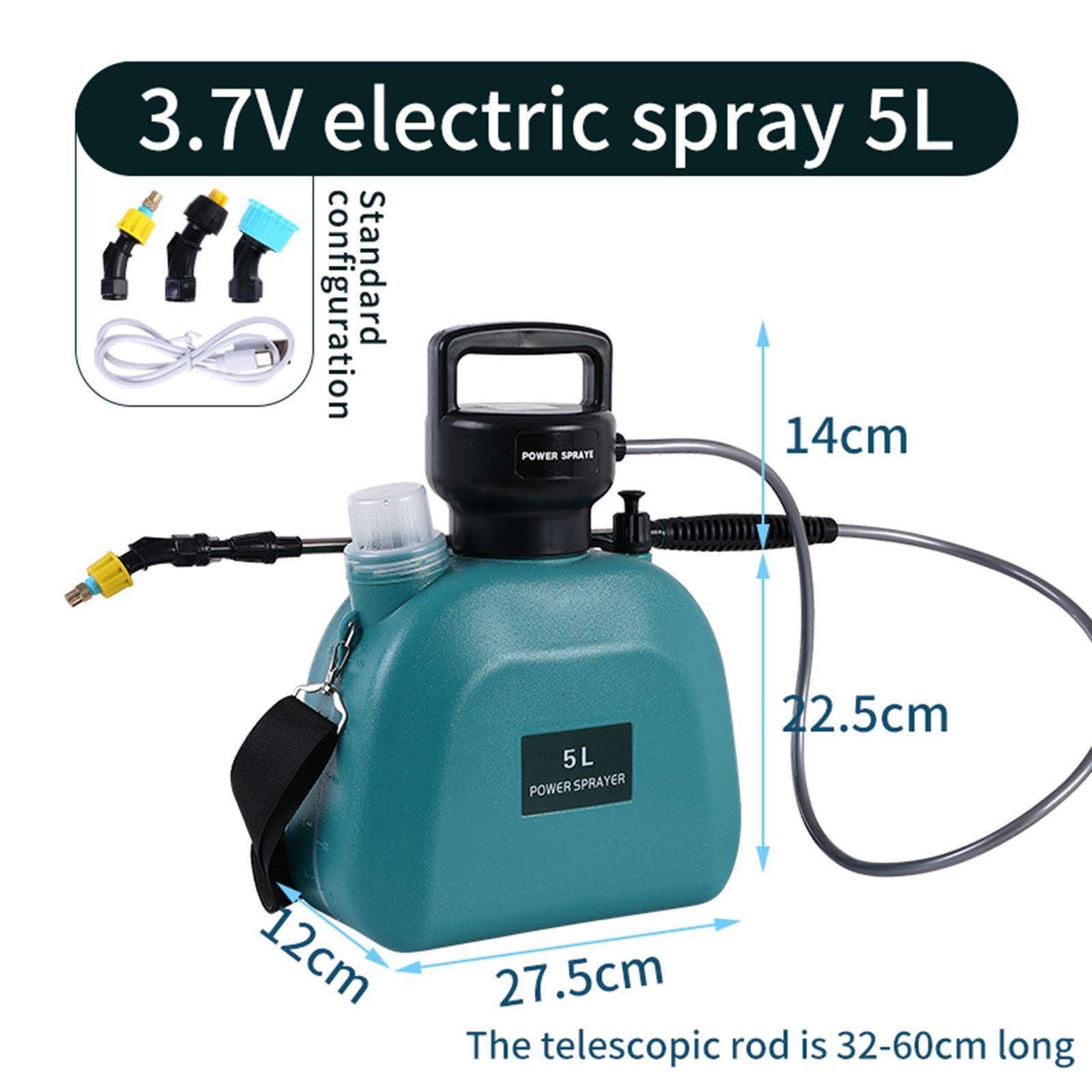 Water Sprayer Bottles Multiple Nozzles Cordless Pump Sprayer