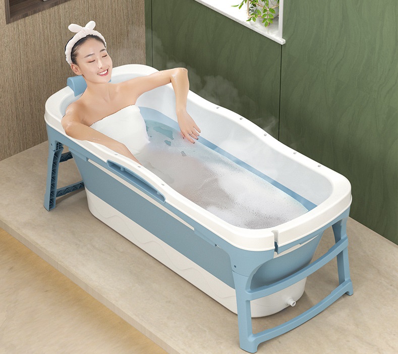 Bồn tắm gấp gọn tiện lợi cho cả người lớn và trẻ em size 1m28