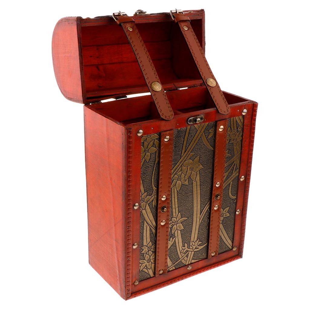 1 Bottle/2 Bottle Wooden Wine Box –