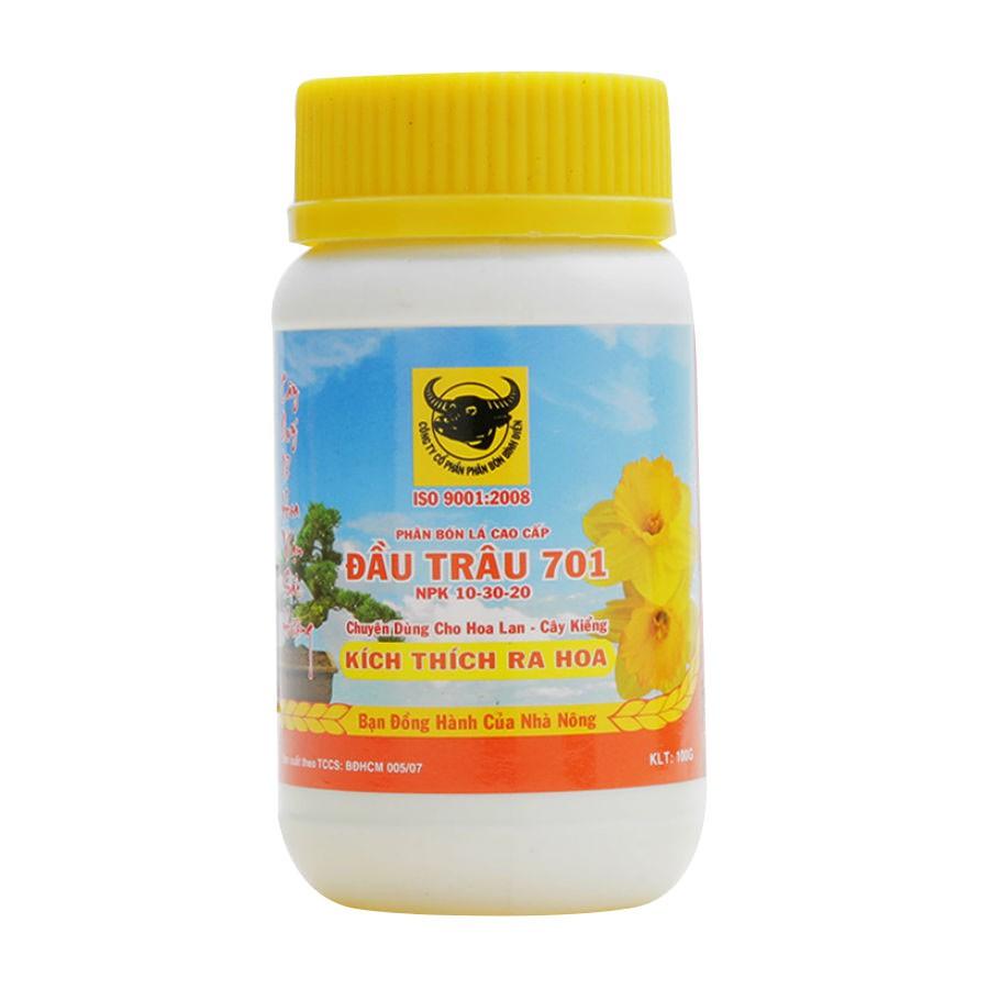 Combo 4 lọ phân bón lá NPK hiệu Đầu Trâu 501, 701, 901, Ac Masun chăm sóc lan và cây cảnh toàn diện