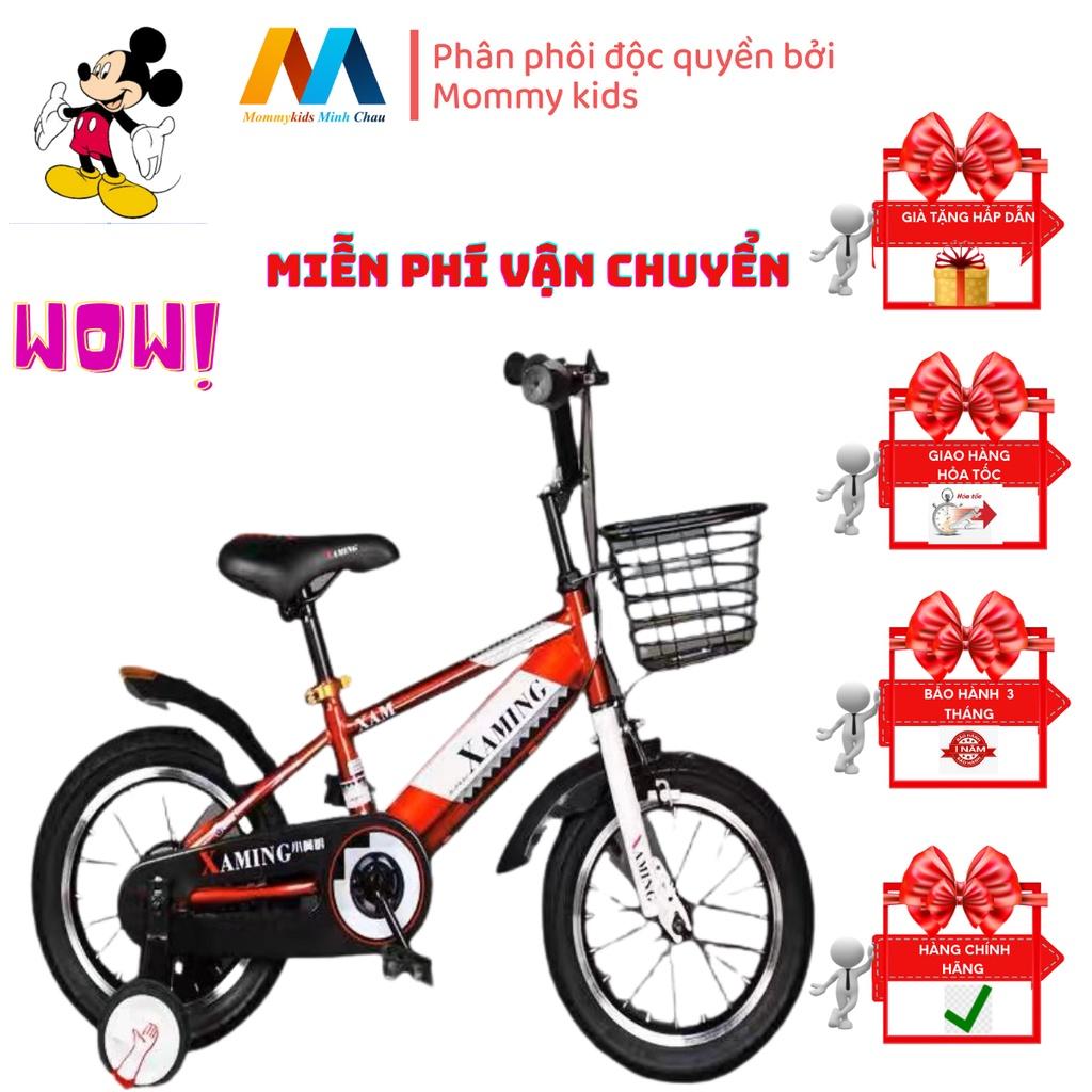 Xe đạp trẻ em Mommykids Minh Châu kiểu dáng kịa hình Xaming size 12/14/16/18/20