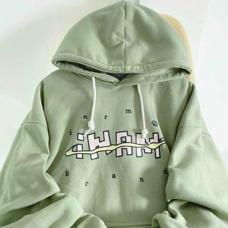 Áo Khoác Nỉ Hoodie Nam Nữ in chữ IHAM Phong Cách Hàn Quốc Free Size Dưới 70kg KNN25